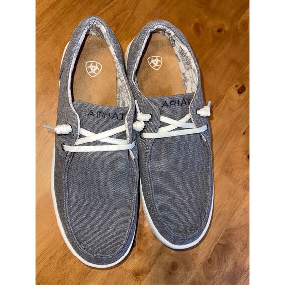 Ariat Ladies Hilo Washed Black (charcoal) Style 10040309. Size 9.5 - Picture 2 of 7